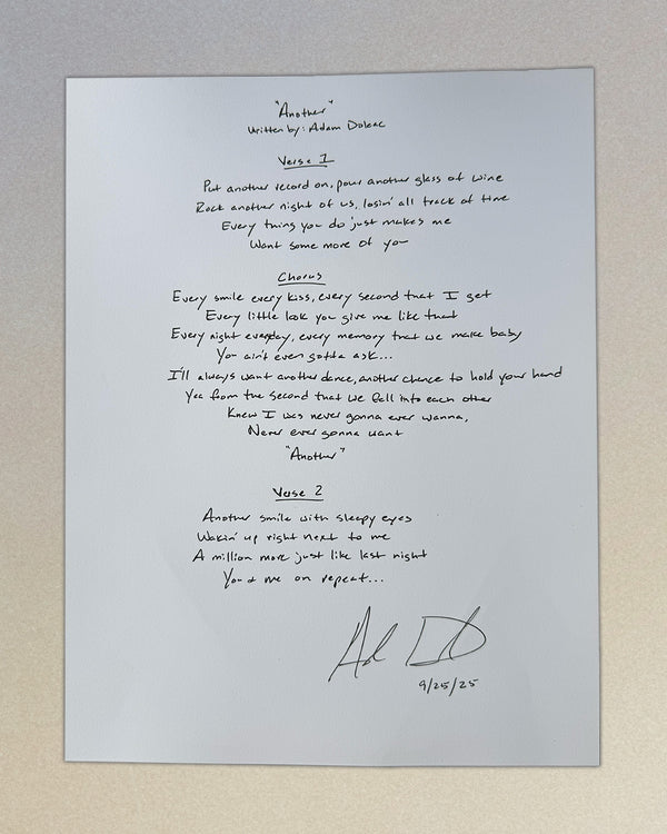 Another Handwritten Lyrics [PRE-ORDER]