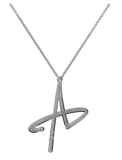 AD signature silver metal necklace product shot Adam Doleac